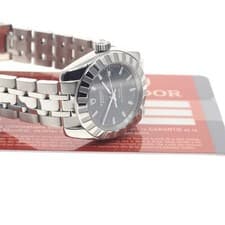 TUDOR CLASSIC DATE 22010 28mm SS Black Dial Automatic Date #C519