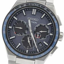 Seiko Astron SBXC111 GPS Solar Radio Men's Watch 5X53-0BR0 Used