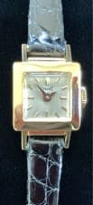 PIAGET Square K18YG Manual Wind Ladies Cal 5N A37 Serviced Yellow Gold Vintage