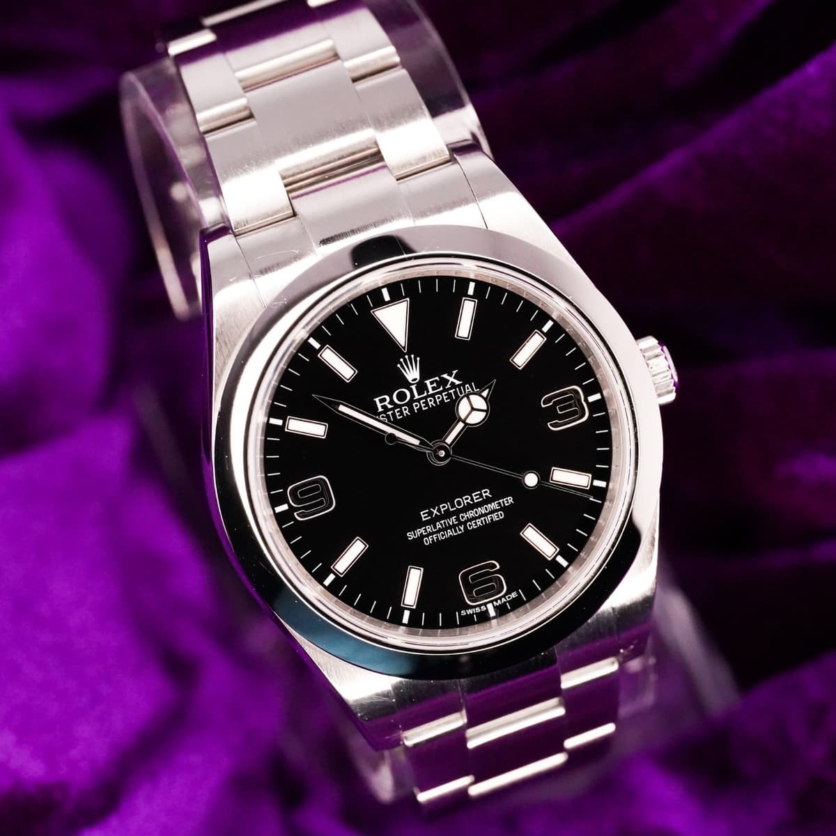 Rolex Explorer – Ref. 214270 – 39mm Stainless Steel – Very Good Condition