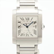 Cartier Tank Francaise LM WSTA0067 SS SS AT Silver-Face 2 Extra Links
