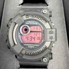 Casio G SHOCK Frogman Diver Watch Quartz DW8200BK1JF Real Black Mens