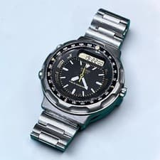 Seiko Fieldmaster H558-5020 Ana Digi Vintage Watch 1983 Rare Working