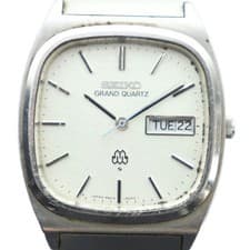 Seiko Grand Quartz 9943-5000 Vintage Square Silver Men’s Quartz Watch