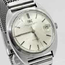 IWC Watch Schaffhausen 2183762 Silver Automatic Unisex 33.3mm Auth Rare