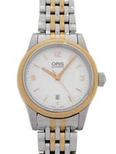 ORIS Classic Date 561.7650.4331M 28mm Silver Dial Stainless Steel Rose #T509