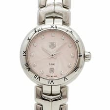 Tag Heuer Link WAT1415 Pink Dial Used Watch Ladies Quartz