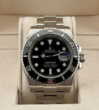 Rolex Submariner 116610LN Silver Oyster Bracelet with Black Bezel