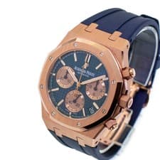 Audemars Piguet Royal Oak Rose Gold Blue Index 26240OR.OO.D315CR.02