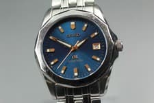 Vintage 1997 Grand Seiko SBGF003 8J56-8000 Navy Dial Quartz Mens Watch JAPAN