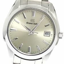 SEIKO WATCH SBGV221/9F82-0AF0 GS GRAND SEIKO DATE QUARTZ STAINLESS STEEL MEN'S