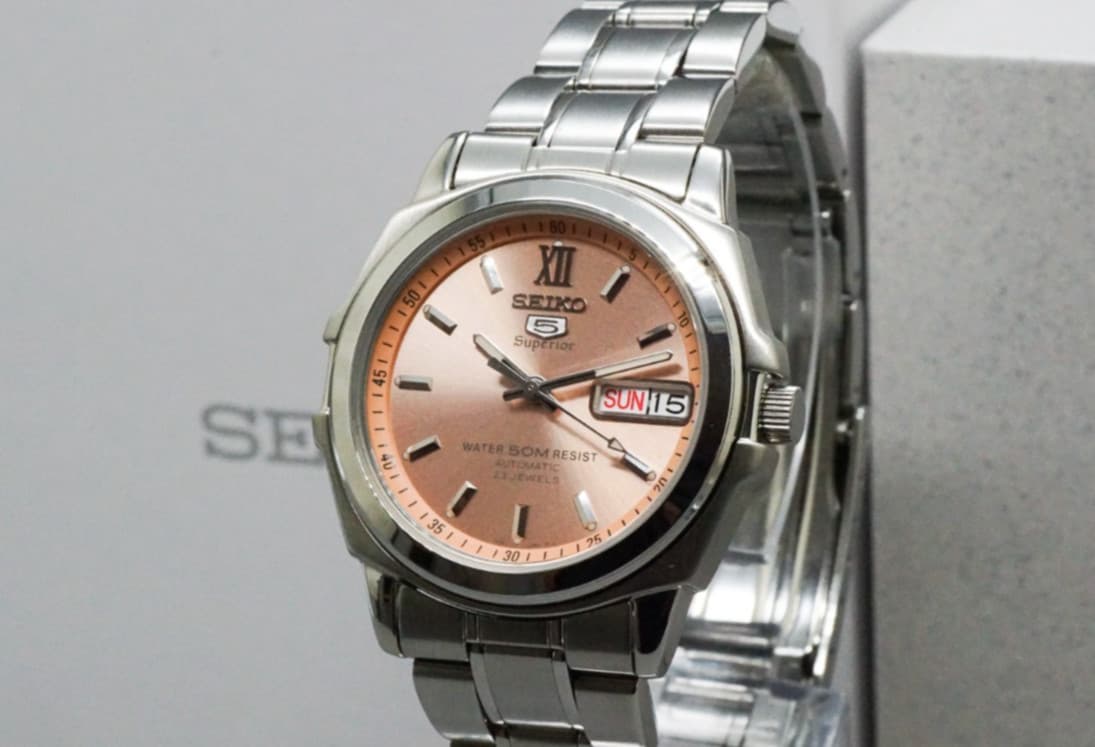 RARE *Near MINT / BOX* SEIKO 5 Superior 7S36-0150 36mm Men's Automatic Watch