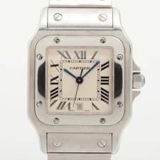 Cartier Santos Galbee W20060D6 SS SS QZ Ivory-Face 7 Extra Links