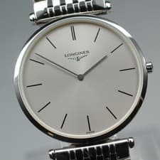 [Near Mint w/ Papers] Longines Grand Classic L4.709.4 Silver Quartz Men's Watch