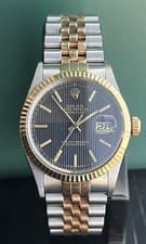 Vintage 1987 Rolex Datejust 36mm Ref. 16013 Black Tapestry Dial Circa 1987