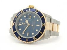 Rolex Submariner Date Blue Dial 18kt Yellow Gold & Stainless Steel 40MM 16613
