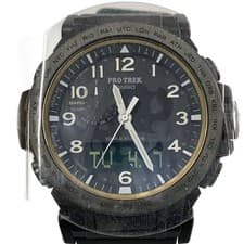 Casio Pro Trek PRW-51FC-1JF Climber Line Black Solar Composite Band Watch Men JP