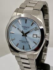 40mm TISSOT Gentleman Powermatic 80 Silicium  Automatic Watch, Box & Papers