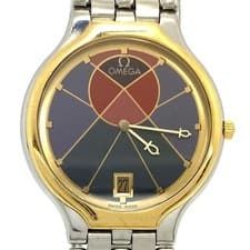 Omega De Ville Symbol YG bezel Date indicator Quartz Unisex Battery replaced