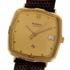 RADO 113.5147.2 Date Quartz Ladies Watch GBrown / C719 Authentic From Japan