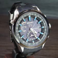 Seiko Astron GPS Solar Watch 7X52-0AB0 with Box and Extra Strap