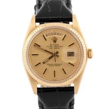 Rolex Day-Date President CHAMPAGNE 18K Yellow Gold 36mm 1803 Watch