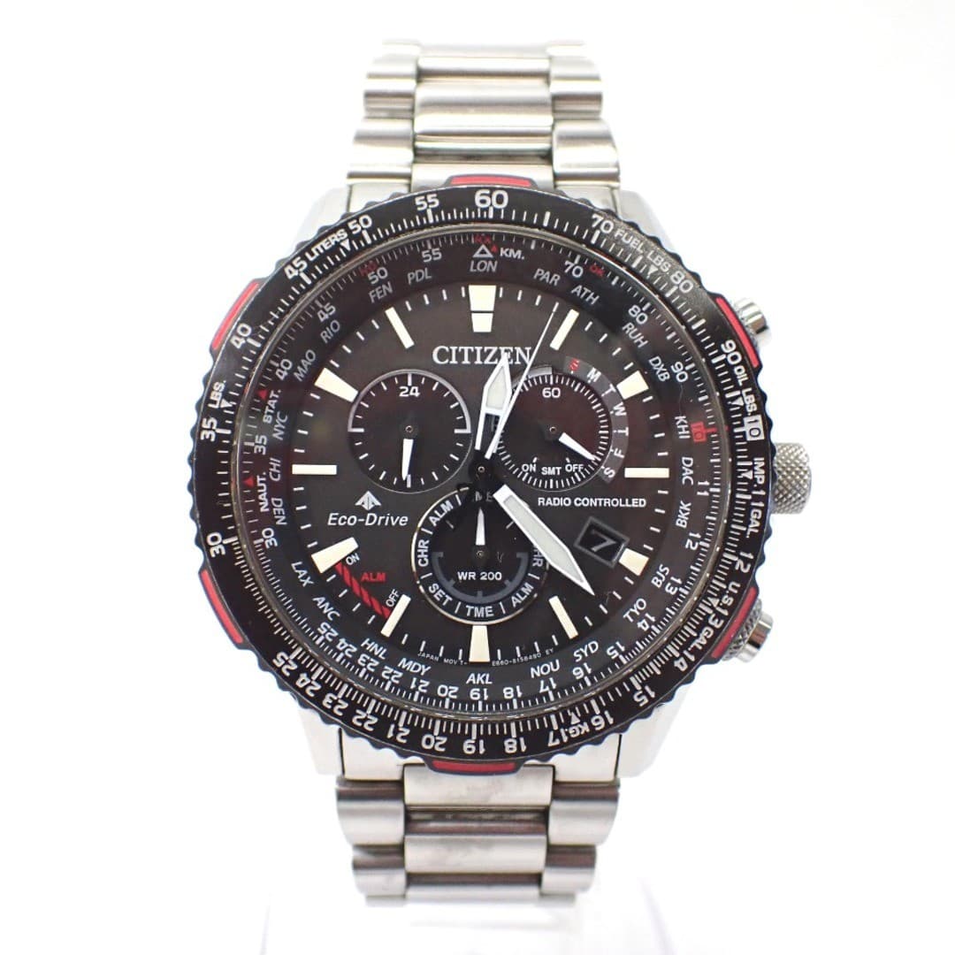 Citizen Eco Drive Promaster Men's Watch E660-S115442 Used From Japan