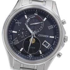 CITIZEN H874-004JJ01/BY1020-61E Exceed Moonphase Men's Watch From Japan G0419
