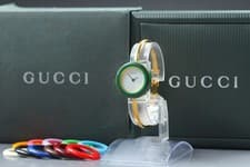 New Batt. Full Set [Near MINT] GUCCI Change Bezel 11/12.2 12 color Women's Watch