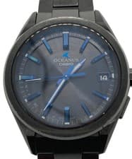 CASIO OCEANUS OCW-T200SB-1AJF Men's Solar Quartz Watch Black Stainless Steel