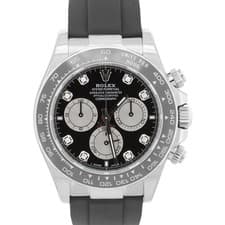 2024 PAPERS Rolex Daytona BLACK DIAMOND 18K Gold OYSTERFLEX 126519 LN Watch BOX