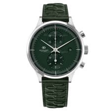Brooklands Watch Co Triple-Four Spectrum Green Racing Chronograph 41 mm watch