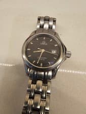 Omega Seamaster 120M 6501/827 Quartz Date Black Dial Ladies fully working