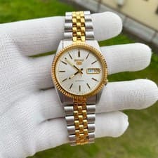 Seiko 5 Automatic Watch 7S26-0500 Day-Date 36mm