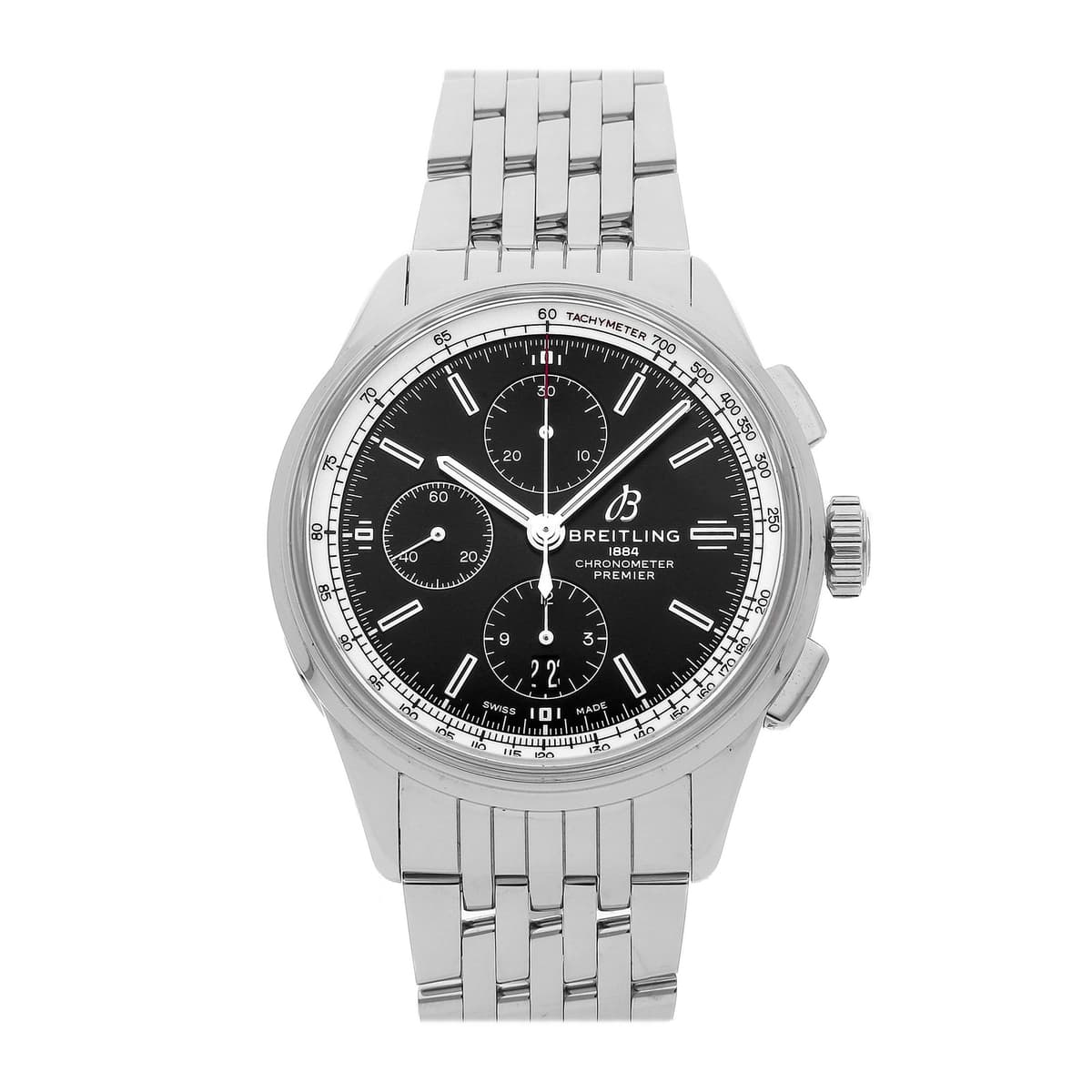 Breitling Premier Chrono Auto 42mm Steel  Bracelet Watch A13315351B1A1