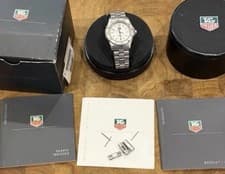 TAG Heuer Dive Watch 2000 Professional WK1112 Quartz 38mm Silver Dial