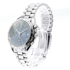 OMEGA SPEEDMASTER 3511.80 39mm SS Navy Dial Automatic Chronograph Date #C1620