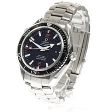 OMEGA SEAMASTER PLANET OCEAN 2200.51 46mm SS Black Dial Automatic Date #C837
