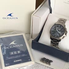 CASIO OCEANUS OCW-1010 Blue Sea Saffire From Japan