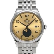 Tudor 1926 Luna 91560 Champagne Dial Stainless Steel Automatic 39mm Mens #W2650