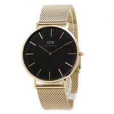 Daniel Wellington Classic Mesh Onyx Gold Women’s Quartz Watch Pre-Owned