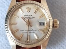 rolex lady datejust lady gold 750 automatic ref. 1979 6917
