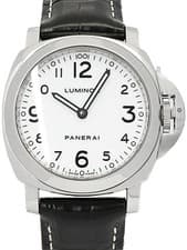 PANERAI Luminor Base 44mm PAM00114 44mm White Dial Stainless Steel Box #T196