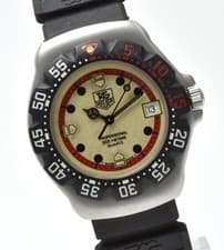 【Exc+5】 TAG Heuer Formula 1 WA1211 Cream Dial 200m Mens Quartz Watch From Japan