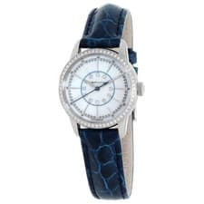 Hamilton Railroad White MOP Dial Blue Leather Ladies Watch H40391691