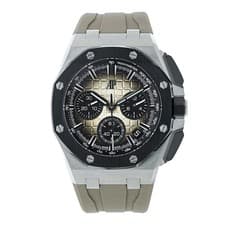 Audemars Piguet Royal Oak Offshore Watch 43MM Brown Index Hour Markers Dial S...