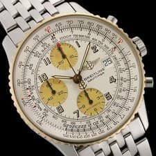 Breitling Old Navitimer Chronograph D13022 YG/SS #SU138