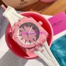 Maurice Lacroix Wristwatch Watch Icon Tide Ai2008-FFFF1-3A0-0 Pink Dial Quartz