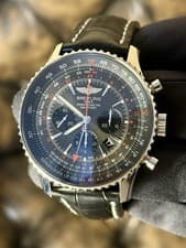 Breitling Navitimer 48mm GMT  AB0441 Limited Stratos Gray Box & Papers