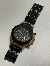 Guess GC47000G Wristwatch Timepiece Men Metal Band Black Dial Quartz
